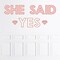 Big Dot of Happiness Bride Squad - Peel and Stick Rose Gold Bridal Shower or Bachelorette Party Large Banner Wall Decals - She Said Yes